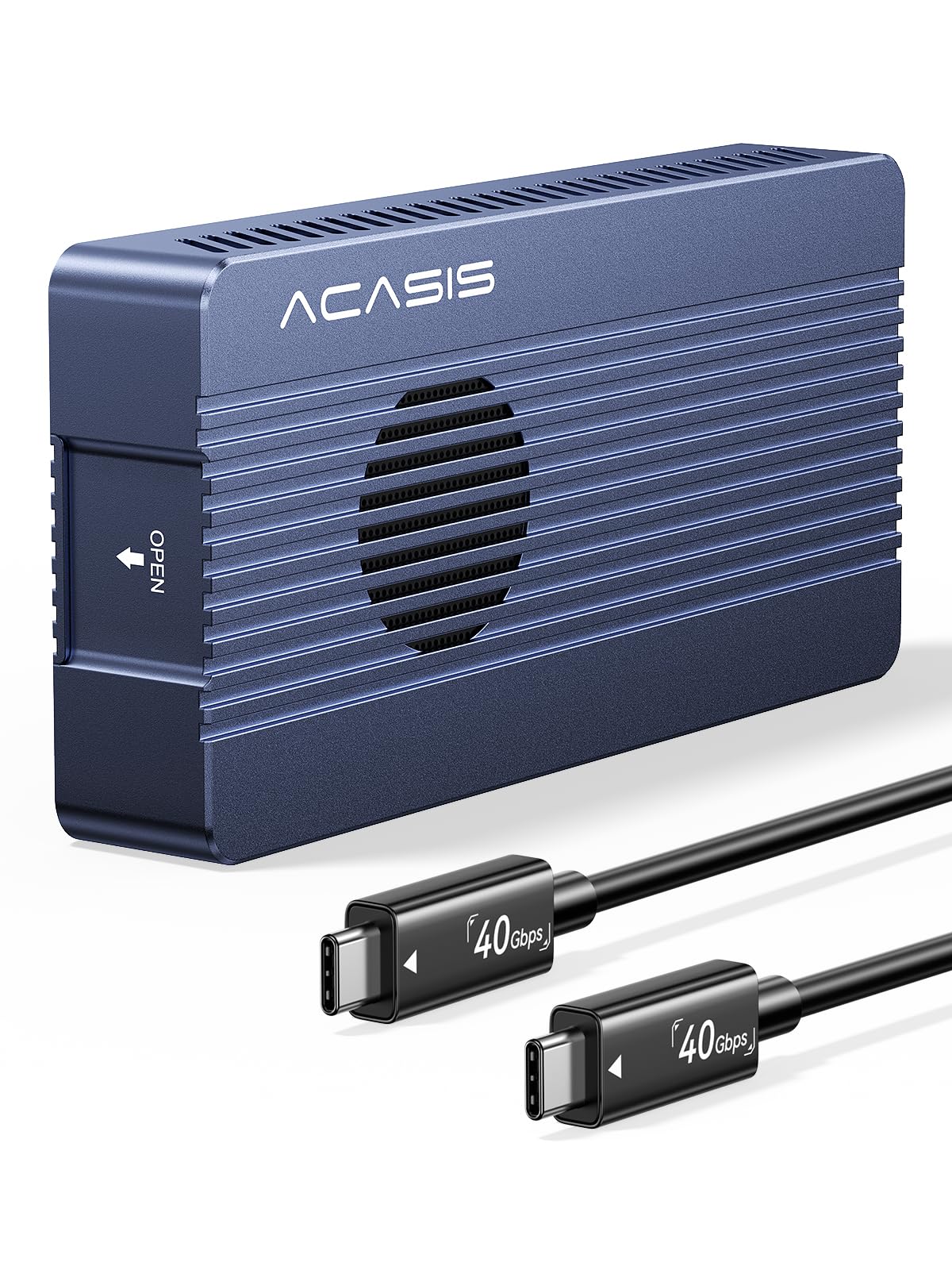 Amazon.co.jp: ACASIS 40Gbps M.2 SSD 外付けケース,冷却ファン内蔵